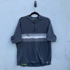 Tommy Bahama Half Zip Polo Short Sleeve Shirt